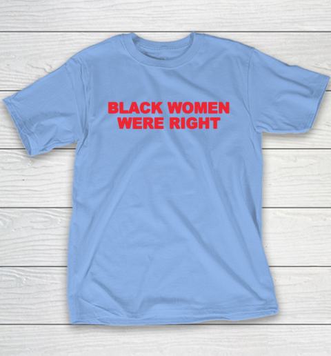 Black Women Wear Right Youth T-Shirt 8