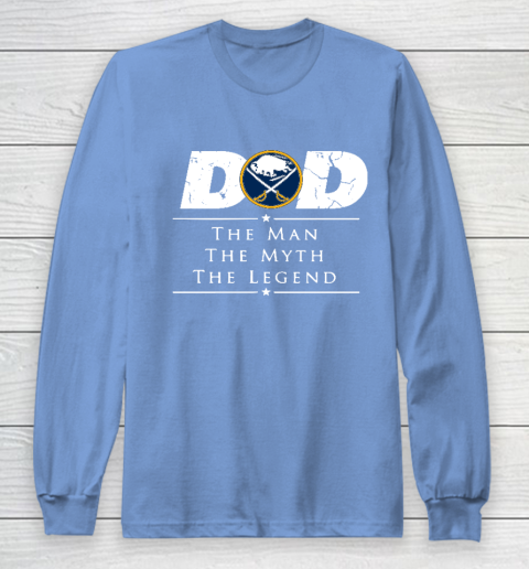 Buffalo Sabres NHL Ice Hockey Dad The Man The Myth The Legend Long Sleeve T-Shirt 8