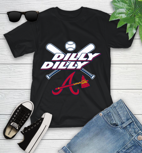 MLB Atlanta Braves Dilly Dilly Baseball Sports Youth T-Shirt 2