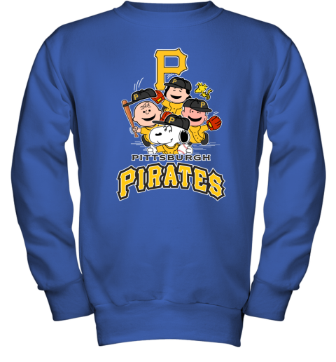 MLB Pittsburgh Pirates Snoopy Charlie Brown Woodstock The Peanuts Movie Baseball  Shirt