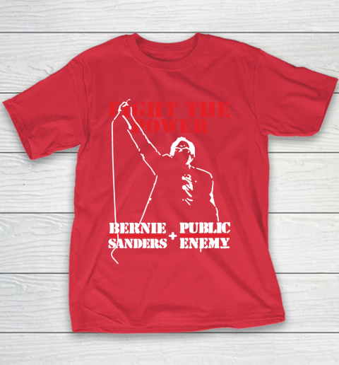 Fight The Power Bernie Sanders Public Enemy Youth T-Shirt 8 Fight The Power Bernie Sanders Public Enemy Youth T-Shirt - Image 8