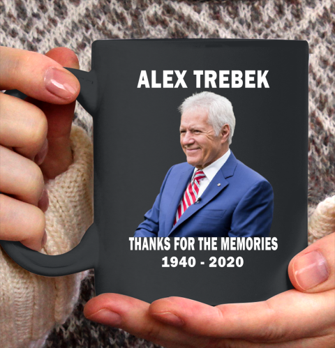 Alex Trebek Thanks For The Memories 1940  2020 RIP Ceramic Mug 11oz