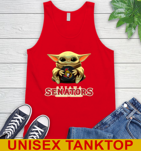 NHL Hockey Ottawa Senators Star Wars Baby Yoda Shirt 75