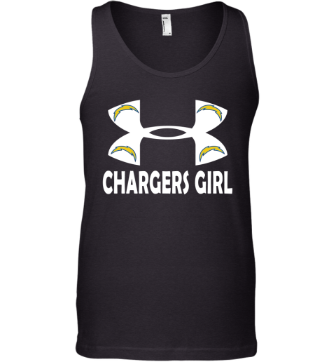 NFL Los Angeles Chargers Girl Under Armour Football Sports tpWK1NvxINZ unisex tank 17 95 151514 front black