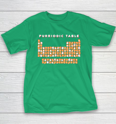 Purriodic Table Cat Funny Youth T-Shirt 4