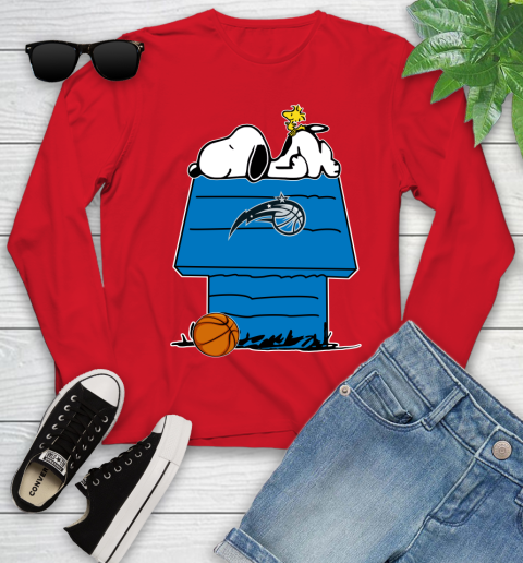 Orlando Magic NBA Basketball Snoopy Woodstock The Peanuts Movie Youth Long Sleeve 11