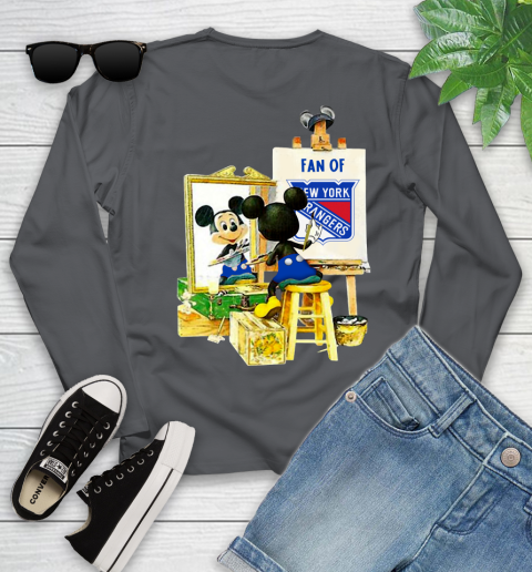 NHL Hockey New York Rangers Mickey Drawing Shirt 120