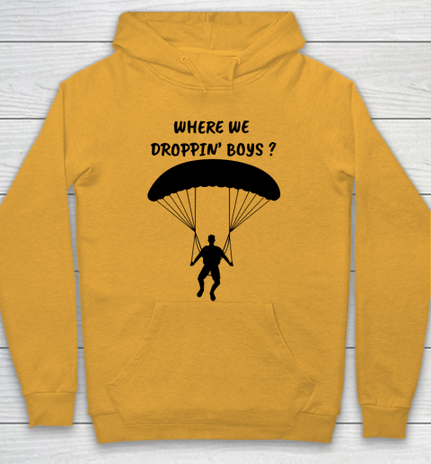 Fortnite Tshirt Where we droppin Boys Hoodie 2