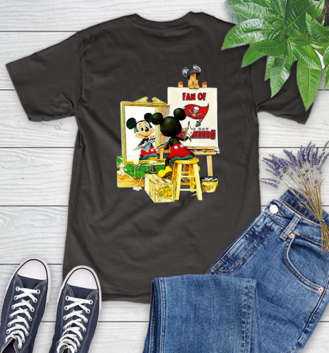 NFL Football Tampa Bay Buccaneers Mickey Drawing Shirt 90