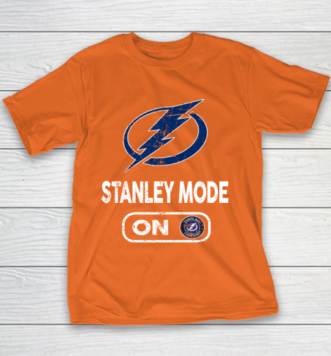 Tampa Bay Lightning Stanley Mode On Youth T-Shirt 4