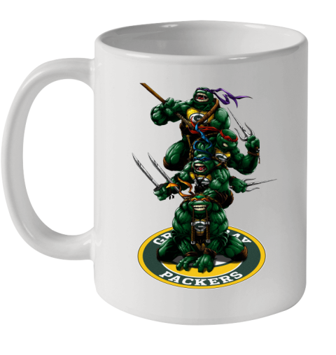 NFL Football Green Bay Packers Teenage Mutant Ninja Turtles Shirt Ceramic Mug 11oz