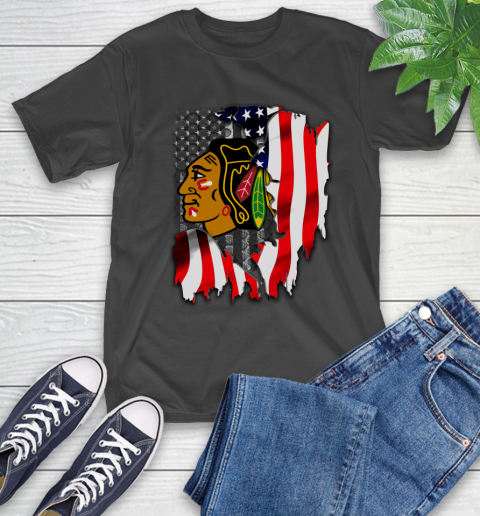 Blackhawks shirt with chicago flag discount