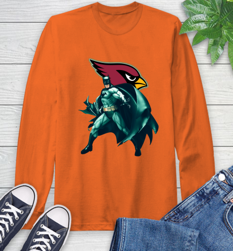 NFL Batman Football Sports Arizona Cardinals Long Sleeve T-Shirt 5