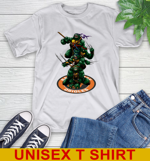 MLB Baseball Baltimore Orioles Teenage Mutant Ninja Turtles Shirt T-Shirt 12