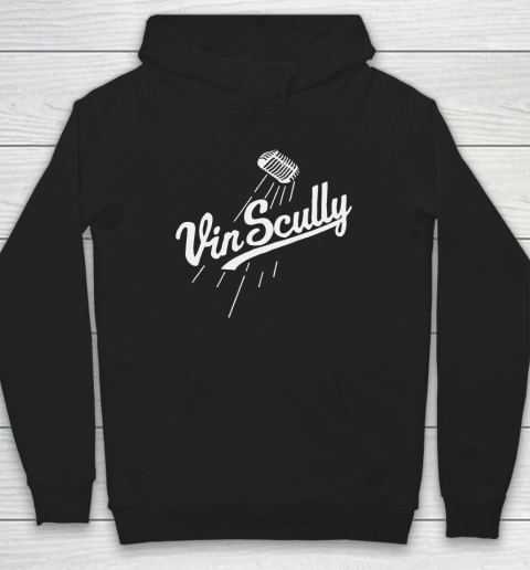 Vin Scully Microphone Hoodie