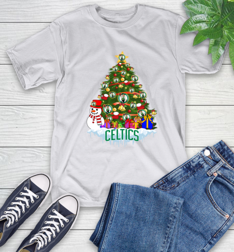 Boston Celtics Merry Christmas NBA Basketball Sports T-Shirt 12