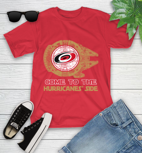 NHL Come To The Carolina Hurricanes Wars Hockey Sports Youth T-Shirt 13
