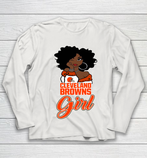 Cleveland Browns Girl NFL Youth Long Sleeve 11