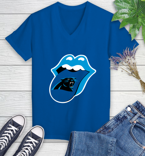 Carolina Panthers NFL Football Lips I Root For My Team Adoring Fan 86