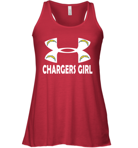 NFL Los Angeles Chargers Girl Under Armour Football Sports K8ELuCNyENq flowy tank 32 95 151514 front red
