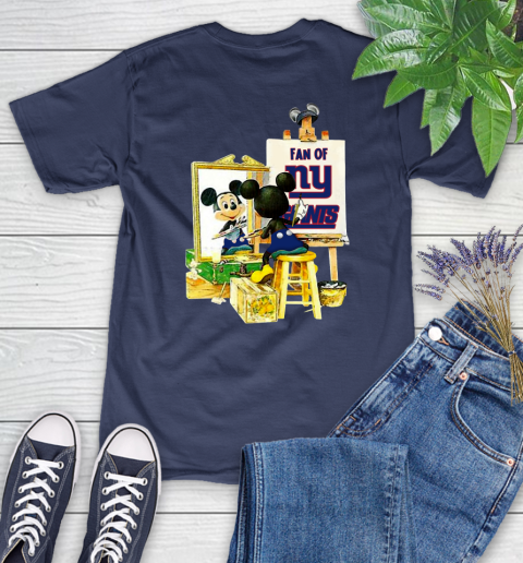 NFL Football New York Giants Mickey Drawing Shirt 93