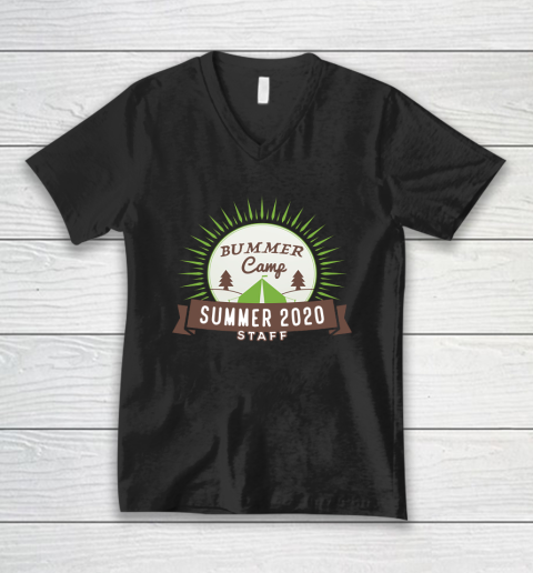 Bummer Camp 2020, V-Neck T-Shirt