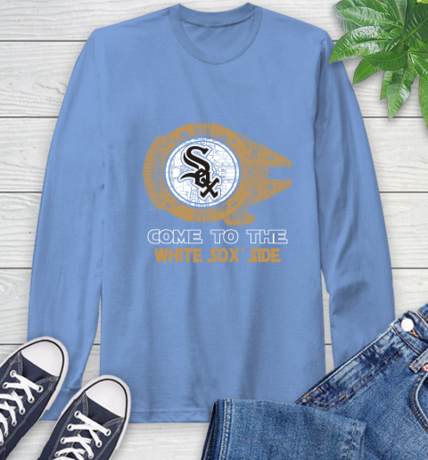 MLB Come To The Chicago White Sox Side Star Wars Baseball Sports Long Sleeve T-Shirt 12