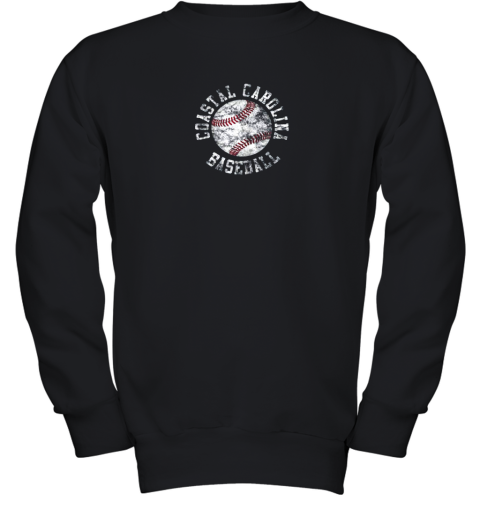Vintage Coastal Carolina Baseball Shirt Youth Sweatshirt