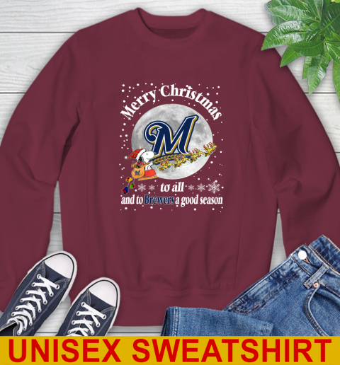 Milwaukee Brewers Merry Christmas To All And To Brewers A Good Season MLB Baseball Sports Sweatshirt 6