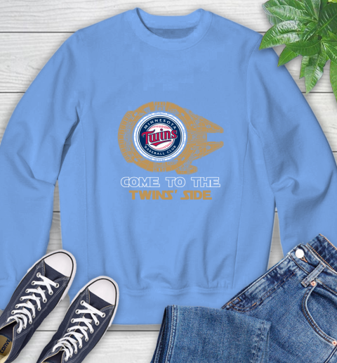 MLB Come To The Minnesota Twins Side Star Wars Baseball Sports Sweatshirt 11