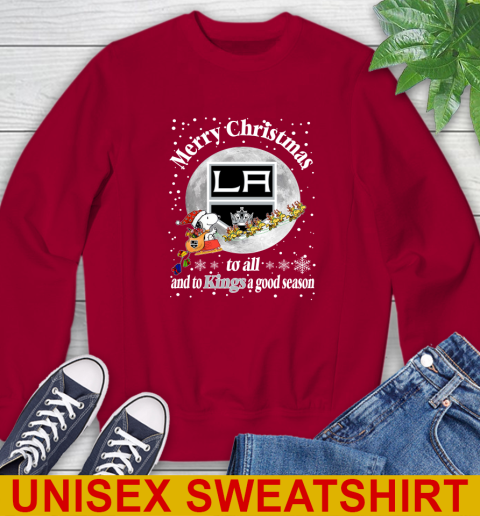 Los Angeles Kings Merry Christmas To All And To Kings A Good Season NHL Hockey Sports Sweatshirt 9