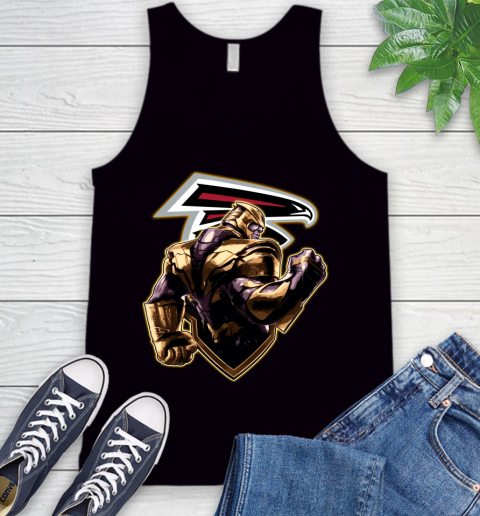 NFL Thanos Avengers Endgame Football Sports Atlanta Falcons Tank Top 2