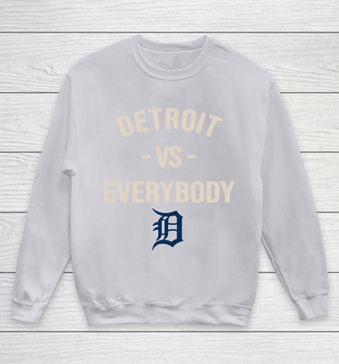 Detroit Tigers Vs Everybody Youth Sweatshirt 3
