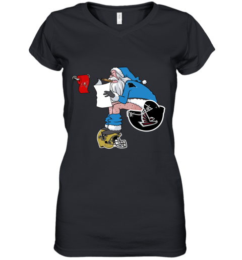 Carolina Panthers Santa hat Christmas shirt t-shirt by To-Tee