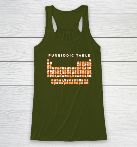 Purriodic Table Cat Funny Racerback Tank 2