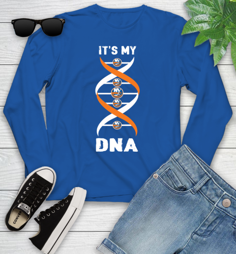 New York Islanders NHL Hockey It's My DNA Sports Youth Long Sleeve 10
