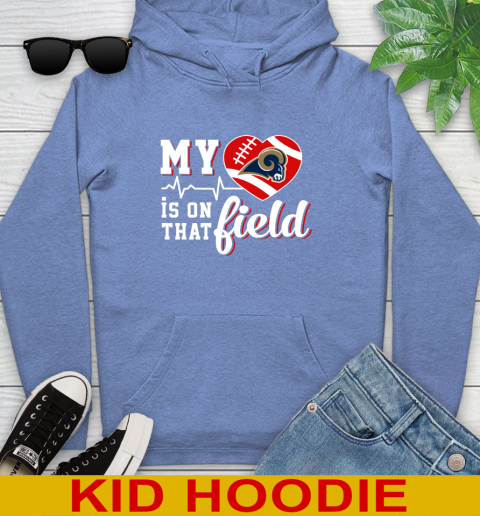 NFL My Heart Is On That Field Football Sports Arizona Cardinals Youth Hoodie 12