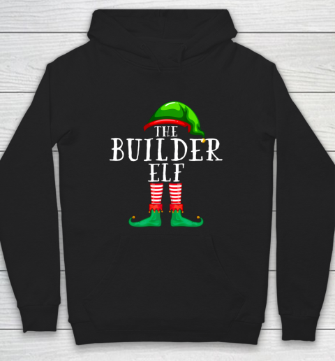 The Builder Elf Matching Family Christmas Funny Hoodie