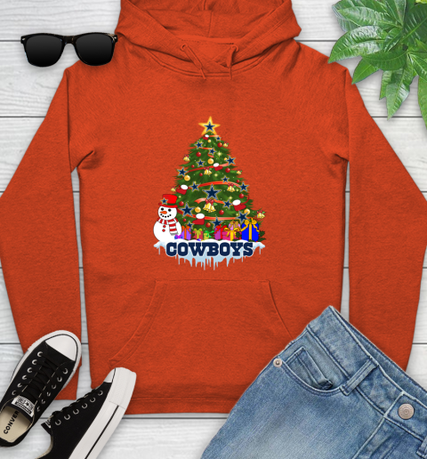 Dallas Cowboys Merry Christmas NFL Football Sports Youth Hoodie 5