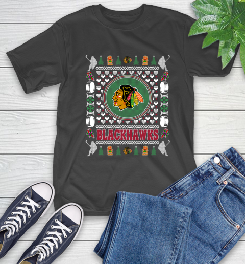 Chicago Blackhawks Merry Christmas NHL Hockey Loyal Fan Ugly Shirt