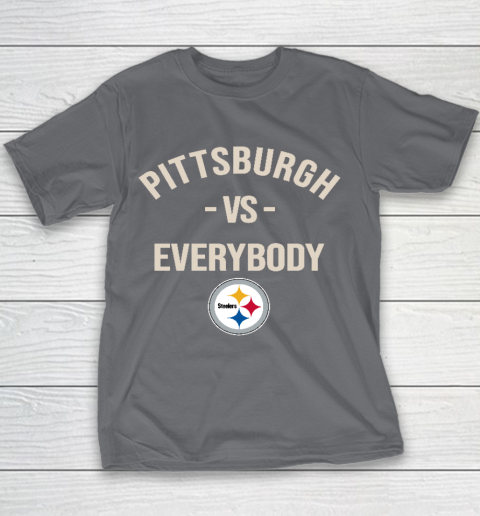 Pittsburgh Steelers Vs Everybody Youth T-Shirt 5