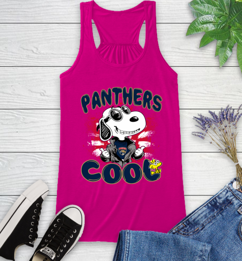 NHL Hockey Florida Panthers Cool Snoopy Shirt Racerback Tank 5