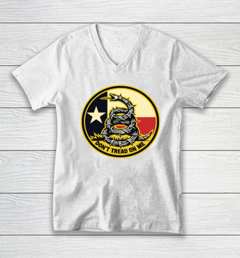 Stand With Texas Don't Tread On Texas V-Neck T-Shirt