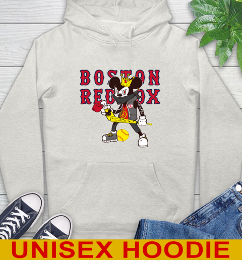 Boston Red Sox MLB Baseball Mickey Peace Sign Sports Hoodie 12