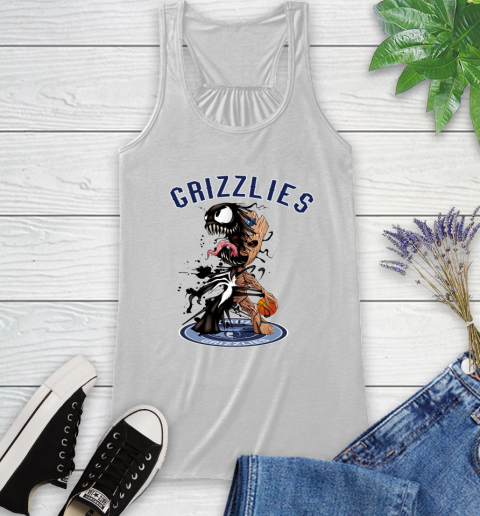 NBA Memphis Grizzlies Basketball Venom Groot Guardians Of The Galaxy Racerback Tank