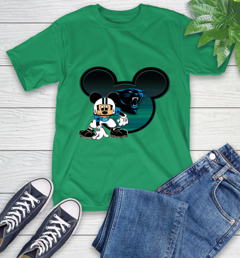 NFL Carolina Panthers Mickey Mouse Disney Football T Shirt T-Shirt 7