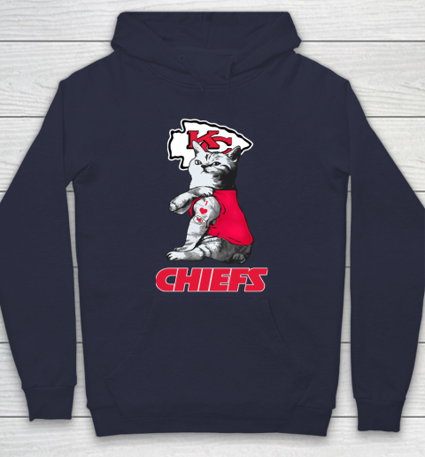 NFL Football My Cat Loves Kansas City Chiefs Hoodie 2