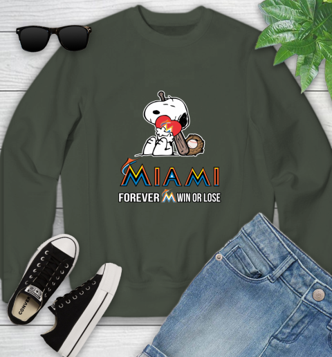 MLB The Peanuts Movie Snoopy Forever Win Or Lose Baseball Miami Marlins 124
