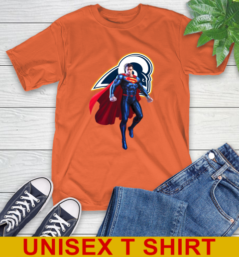 NFL Superman DC Sports Football Los Angeles Rams T-Shirt 5