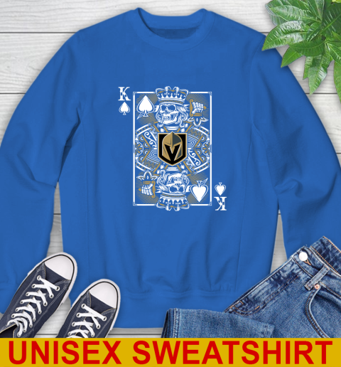Vegas Golden Knights NHL Hockey The King Of Spades Death Cards Shirt Sweatshirt 11